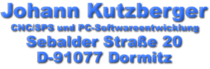 Anschrift Kutzberger Dormitz